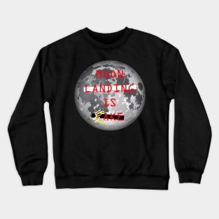 Moon Landing Cake Crewneck Sweatshirt